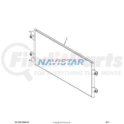 2608164C91 by NAVISTAR - INTERNATIONAL MM RADIATOR CONDE