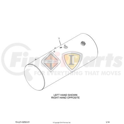 2512641C91 by NAVISTAR - Fuel Tank