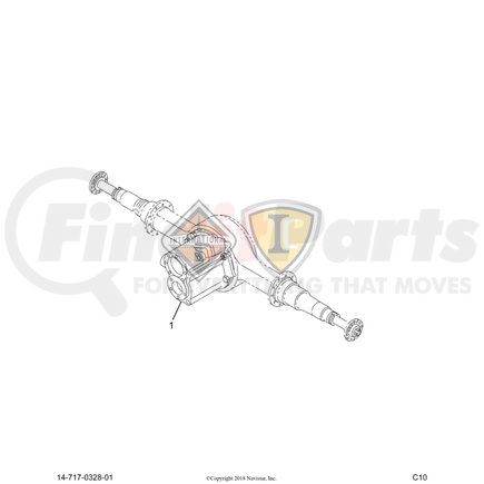 2614012C91 by NAVISTAR - Differential Carrier Assembly