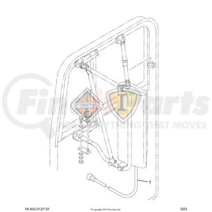 2502931C91 by NAVISTAR - INTERNATIONAL HARNESS ELEC; MIRROR