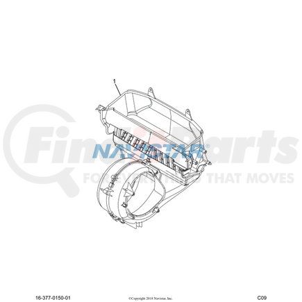 2601387C1 by NAVISTAR - INTERNATIONAL DOOR HEATER