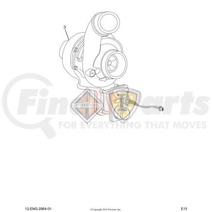 4307245R91 by NAVISTAR - INTERNATIONAL KT TURBO,KIT TURB