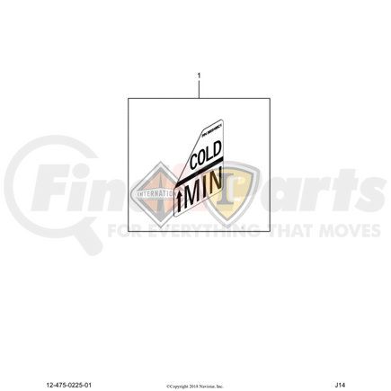 3903165C1 by NAVISTAR - INTERNATIONAL PRODUCT GRAPHIC ANTIFREEZE