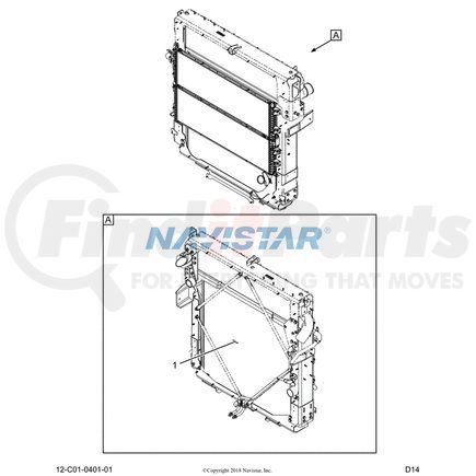 2513238C1 by NAVISTAR - Radiator