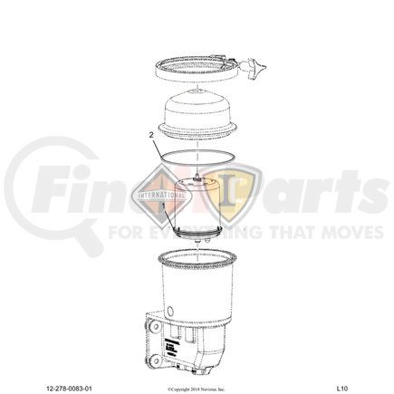 2606467C92 by NAVISTAR - INTERNATIONAL KT FLTR,KIT, CENT