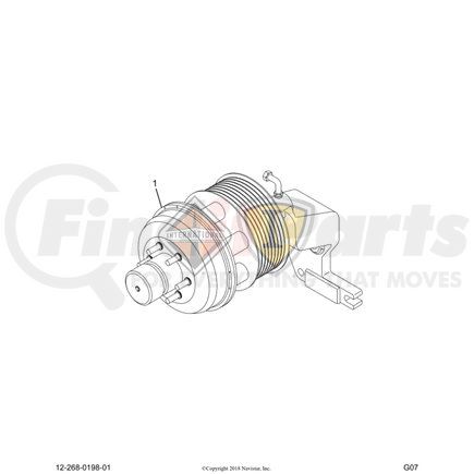 2596570C91 by NAVISTAR - HUB FAN DRIVE PUL