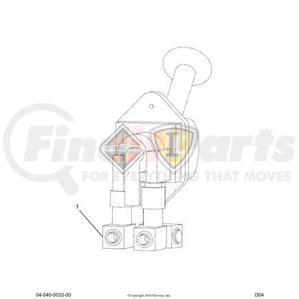 3534641C1 by NAVISTAR - INTERNATIONAL ELBOW  QUALITY CONNECT*DIN 385