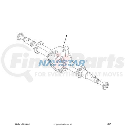 1698938C1 by NAVISTAR - Axle Housing