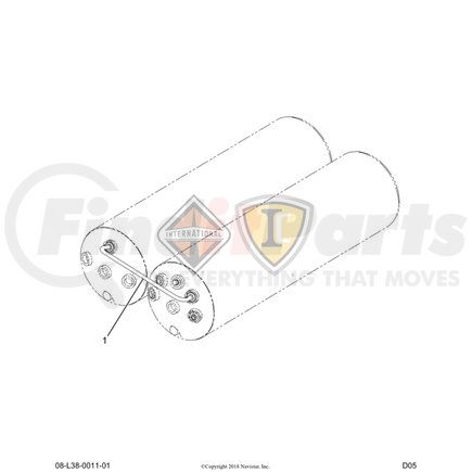 3603591C1 by NAVISTAR - INTERNATIONAL TUBE  FORMED - 3/8 GREEN