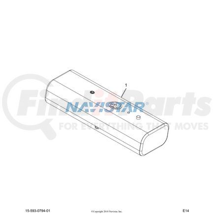 2512589C91 by NAVISTAR - Fuel Tank