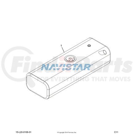 3911600C91 by NAVISTAR - INTERNATIONAL TANK FUEL  40 GAL