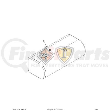 2514026C92 by NAVISTAR - TANK, FUEL, SERVICE, W/CAP