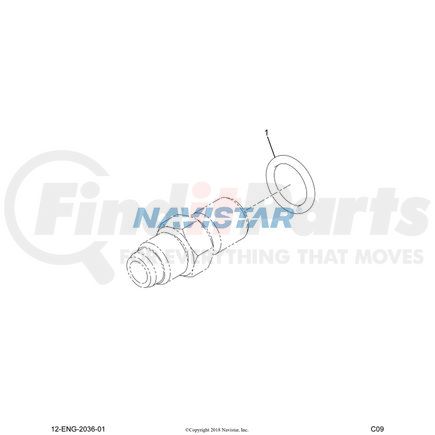 1823790C1 by NAVISTAR - Multi-Purpose O-Ring