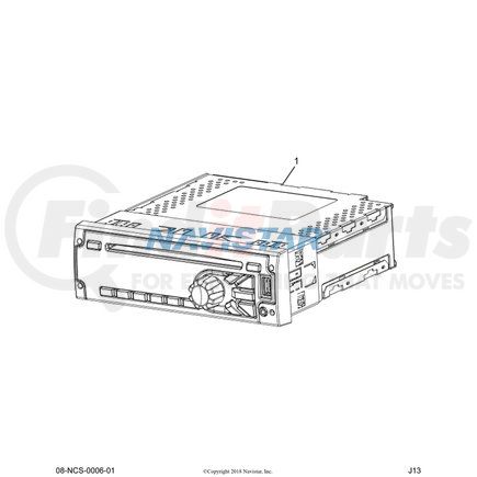 4027784C1 by NAVISTAR - RADIO,ASM , DEA54