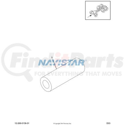 1661876C2 by NAVISTAR - INTERNATIONAL SPACER FAN BRACKE