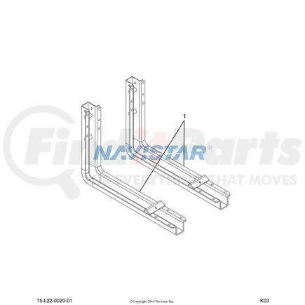 3533148C4 by NAVISTAR - INTERNATIONAL SUPPORT FUEL TANK*