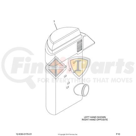 2599516C1 by NAVISTAR - INTERNATIONAL HARNESS AIR CLNR