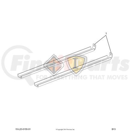 3881138C3 by NAVISTAR - Fuel Tank Strap Bracket