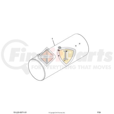 3849902C2 by NAVISTAR - INTERNATIONAL TANK FUEL  RIGHT