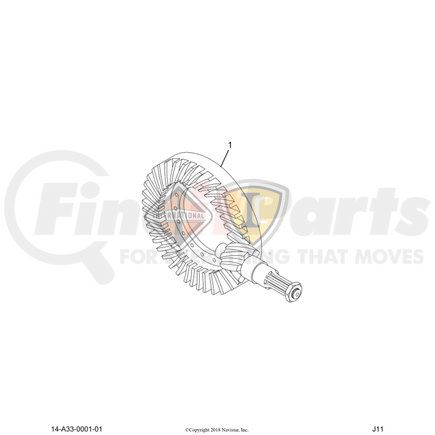 2589438C91 by NAVISTAR - Differential Gear Set