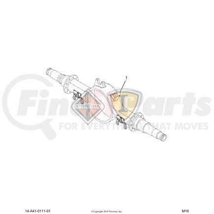 3150W1427 by NAVISTAR - BRACKET,BRKT-TORQ