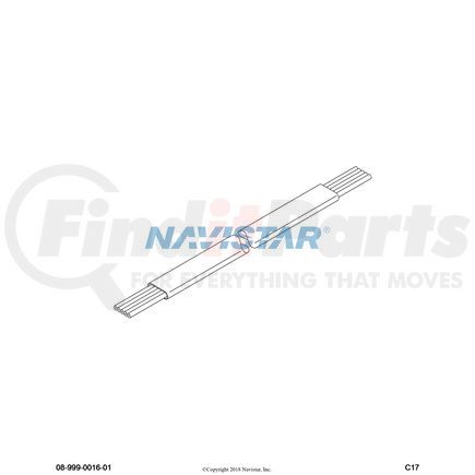 3555885R1 by NAVISTAR - INTERNATIONAL CABLE BULK 5 STRND PVC JCKTD