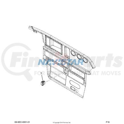 4057715C2 by NAVISTAR - SWITCH, ELECTRONI