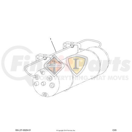 3714833C1 by NAVISTAR - TUBE  FORMED - 3/