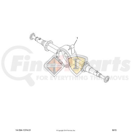 2515893C91 by NAVISTAR - BRACKET, TORQUE R