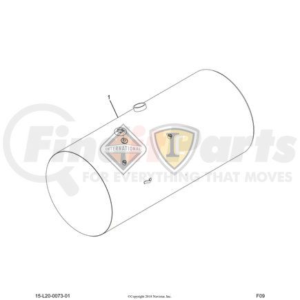 3849049C2 by NAVISTAR - INTERNATIONAL TANK FUEL  RIGHT