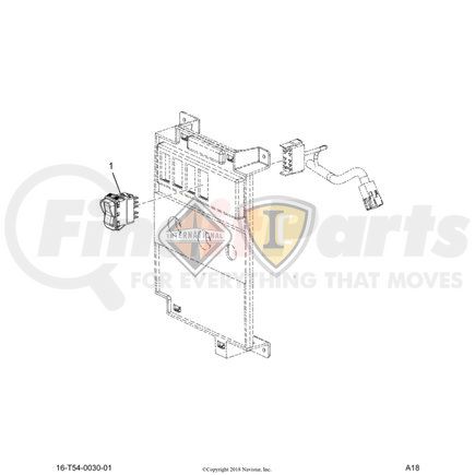 3596761C2 by NAVISTAR - INTERNATIONAL SWITCH STRT-STOP/ENG CTRL ROCK