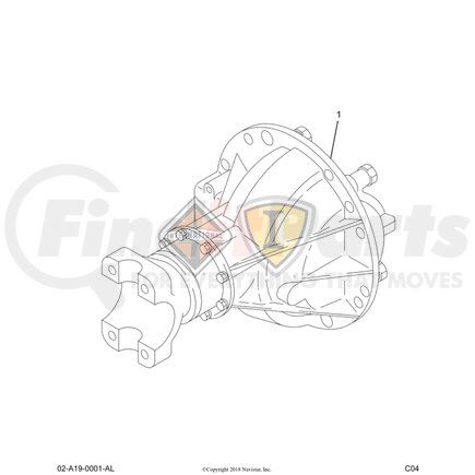 2507916C91 by NAVISTAR - Differential Carrier Assembly