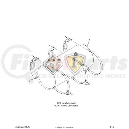 3838680C92 by NAVISTAR - INTERNATIONAL TANK FUEL  26" DI