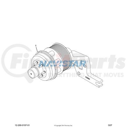 2594643C91 by NAVISTAR - INTERNATIONAL HUBPULLEY AND BA