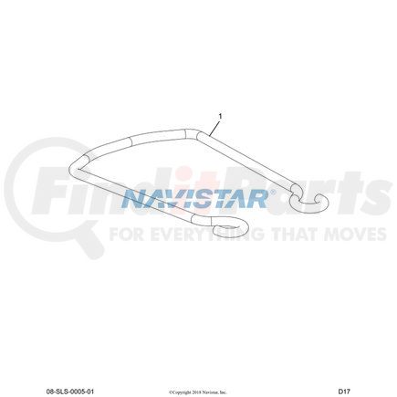 2512374C1 by NAVISTAR - CLIP, TUMBLER