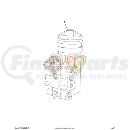 631626C91 by NAVISTAR - Air Brake Governor