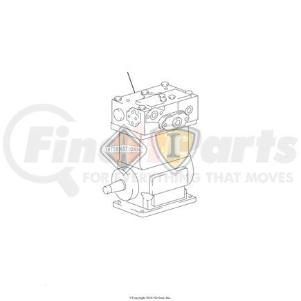 870030R1 by NAVISTAR - INTERNATIONAL WASHER AIR COMPR