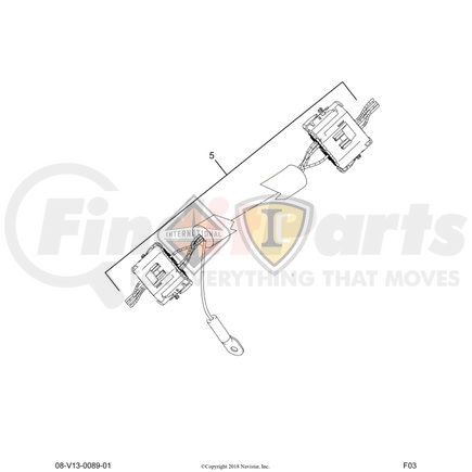 587579C1 by NAVISTAR - INTERNATIONAL PLUG CAVITY