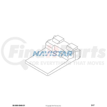 1684262C1 by NAVISTAR - INTERNATIONAL LOCK  CONNECTOR BODY