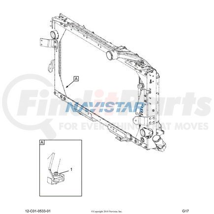 2590841C91 by NAVISTAR - INTERNATIONAL KITRAD U SHAPED