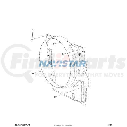 2505664C91 by NAVISTAR - INTERNATIONAL HARDWARE M8X1.25-