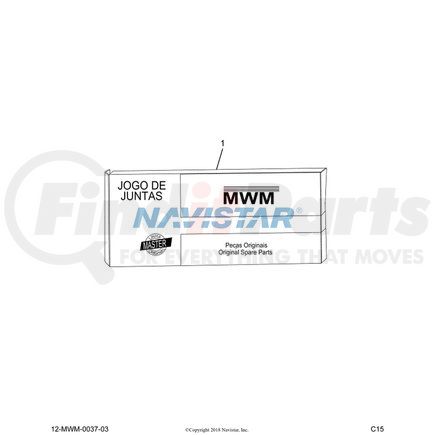 2601345C1 by NAVISTAR - RING O ROCKER ARM