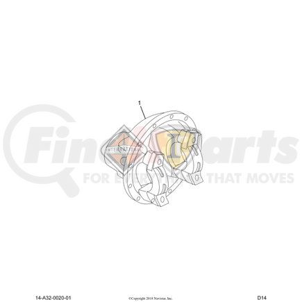 2517410C91 by NAVISTAR - Differential Carrier Assembly