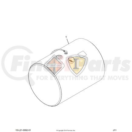 3538435C95 by NAVISTAR - INTERNATIONAL TANK FUEL  60 GAL