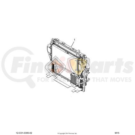 2513223C1 by NAVISTAR - Radiator