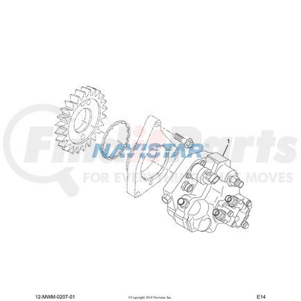 2612560C1 by NAVISTAR - INTERNATIONAL VALVE, M-PROP HP