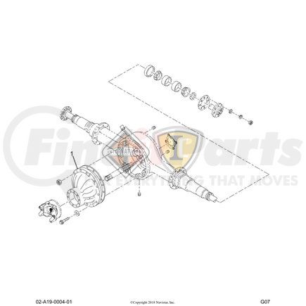 2598426C91 by NAVISTAR - Differential Carrier Assembly