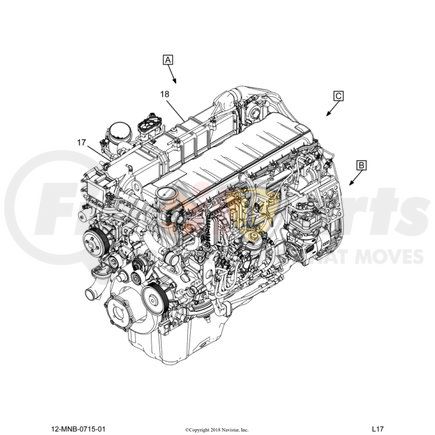 2515548C91 by NAVISTAR - GSKT SET,KIT, CYL