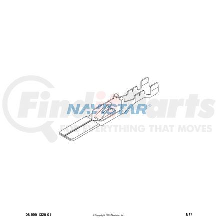 1661233C1 by NAVISTAR - Electric Terminal Pin