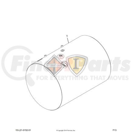 6113355C93 by NAVISTAR - TANK,FUEL, 24 INC